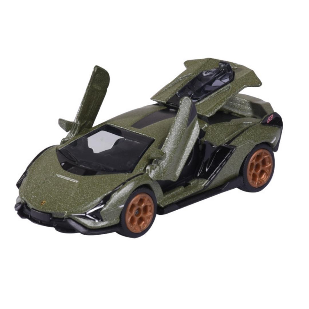 Deluxe Cars Green Lamborghini Sian FKP 37 1:64 Scale Die-Cast Car by Majorette -Majorette - India - www.superherotoystore.com