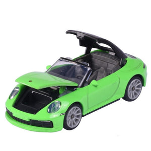 Deluxe Edition - Green 911 Porsche Carrera S 1:64 Scale Die-Cast Car by Majorette -Majorette - India - www.superherotoystore.com