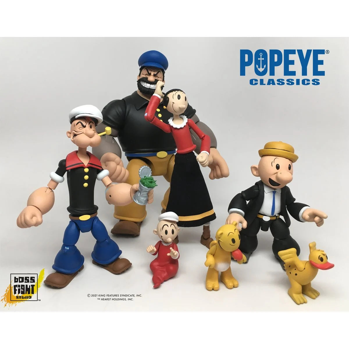 Popeye Classics Popeye the Sailor Man 1:12 Scale Action Figure by Boss Fight Studio -Boss Fight Studio - India - www.superherotoystore.com