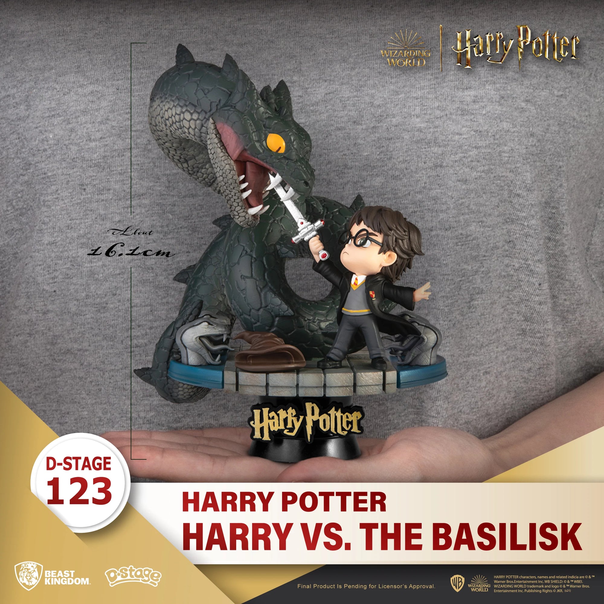 Harry Potter Vs. Basilisk D-Stage Statue by Beast Kingdom -Beast Kingdom - India - www.superherotoystore.com