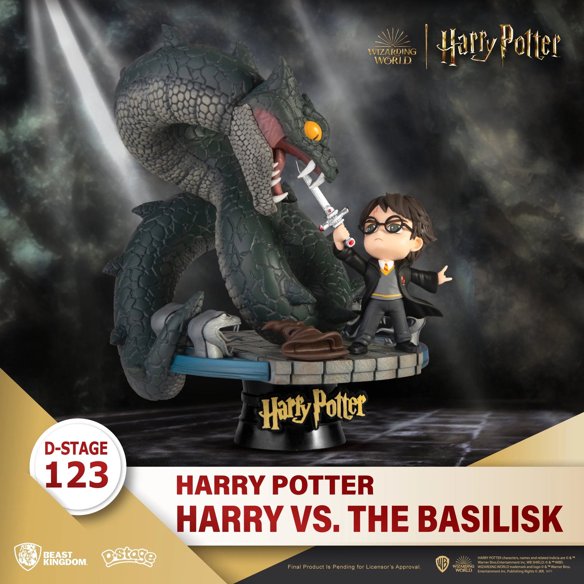 Harry Potter Vs. Basilisk D-Stage Statue by Beast Kingdom -Beast Kingdom - India - www.superherotoystore.com