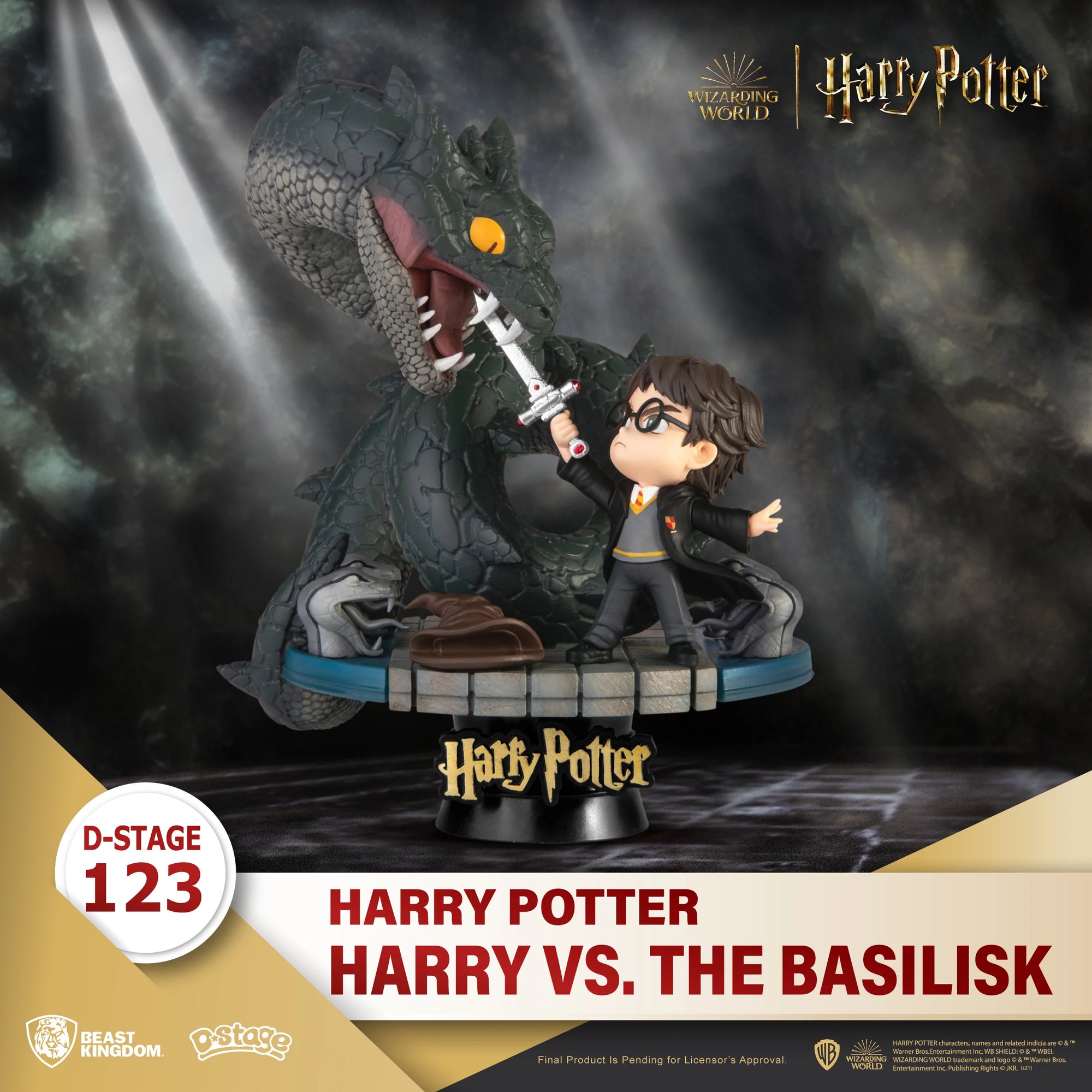 Harry Potter Vs. Basilisk D-Stage Statue by Beast Kingdom -Beast Kingdom - India - www.superherotoystore.com