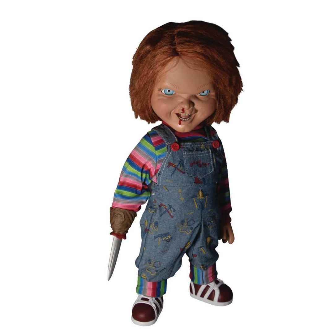 Child's Play Menacing Chucky Talking Mega-Scale 15-Inch Doll by Mezco Toys -Mezco Toys - India - www.superherotoystore.com