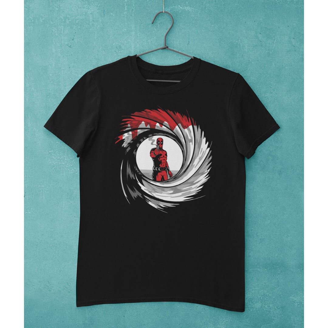 Marvel Comics Golden Eye Deadpool T-Shirt -Celfie Design - India - www.superherotoystore.com