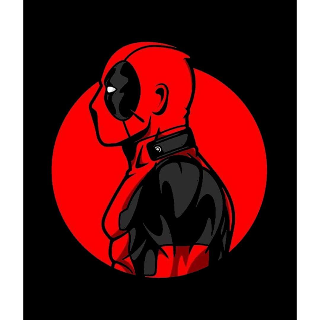 Marvel Comics Deadpool Profile T-Shirt -Celfie Design - India - www.superherotoystore.com