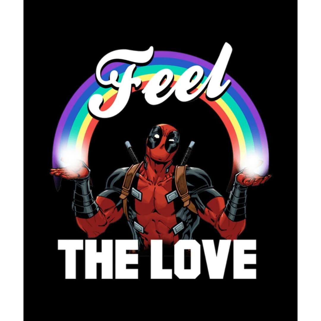 Marvel Comics Deadpool Love T-Shirt -Celfie Design - India - www.superherotoystore.com
