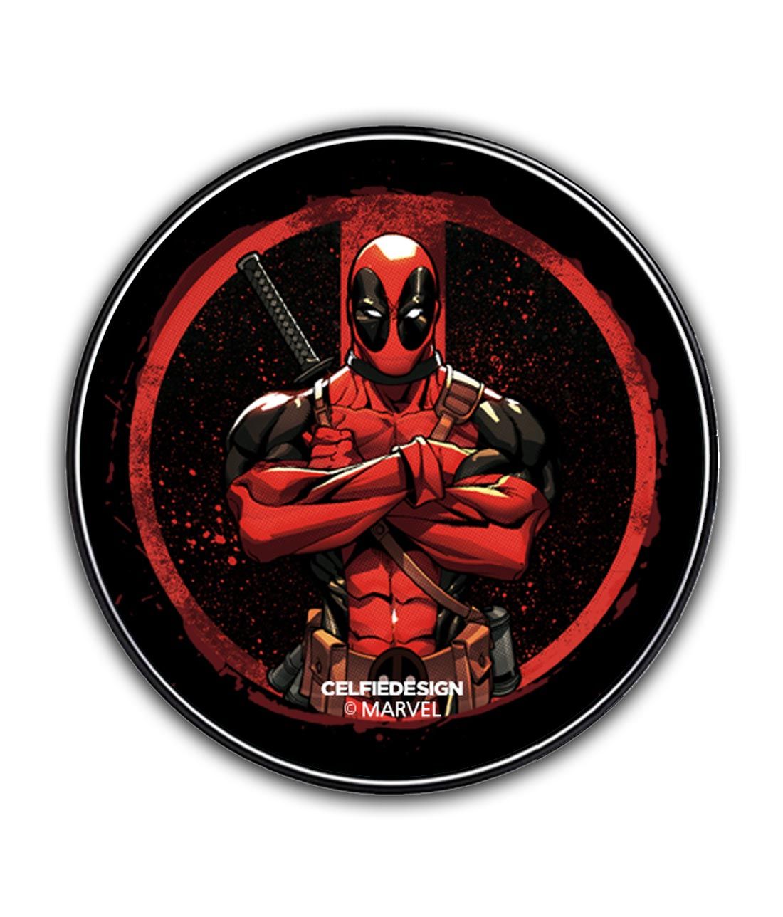 Deadpool Stance 10 X 10 (cm) Circular Coasters www