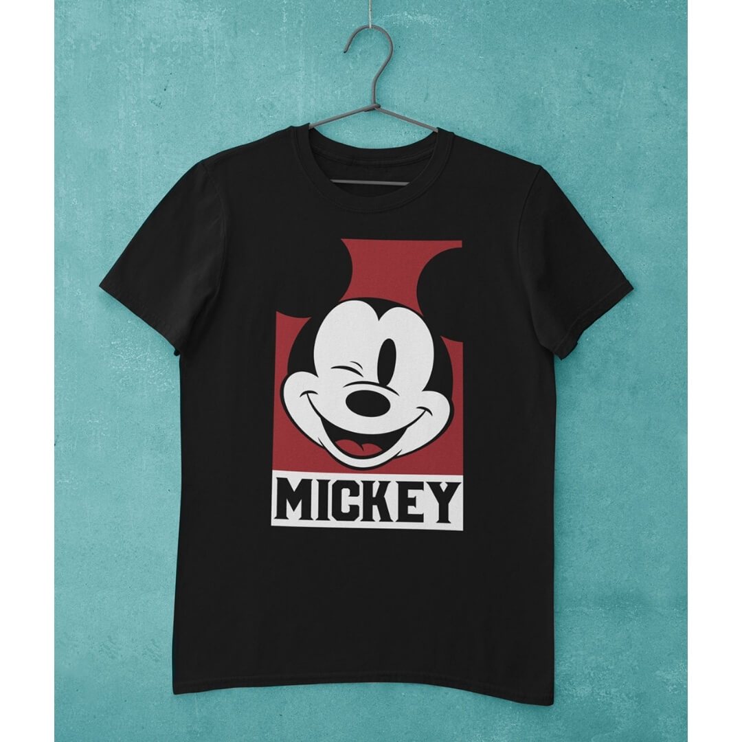 Disney Mickey Mouse Portrait T-Shirt -Celfie Design - India - www.superherotoystore.com