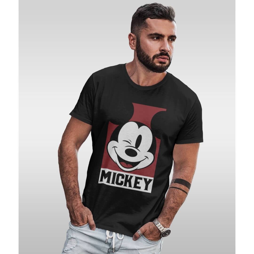 Disney Mickey Mouse Portrait T-Shirt -Celfie Design - India - www.superherotoystore.com