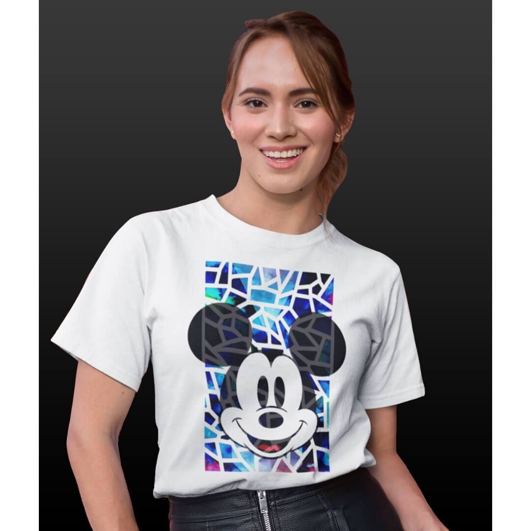 Disney Mickey Mosaic T-Shirt -Celfie Design - India - www.superherotoystore.com