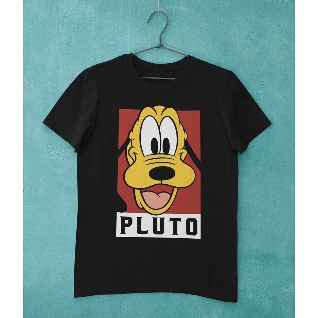 Disney Pluto Portrait T-Shirt -Celfie Design - India - www.superherotoystore.com
