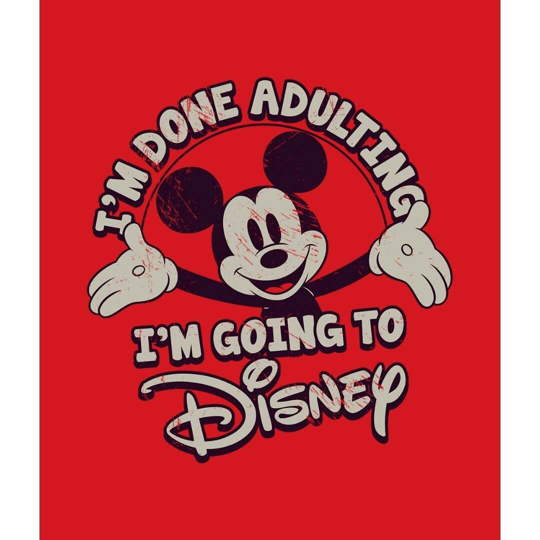 Disney: Way to Disneyland T-Shirt XL / Red