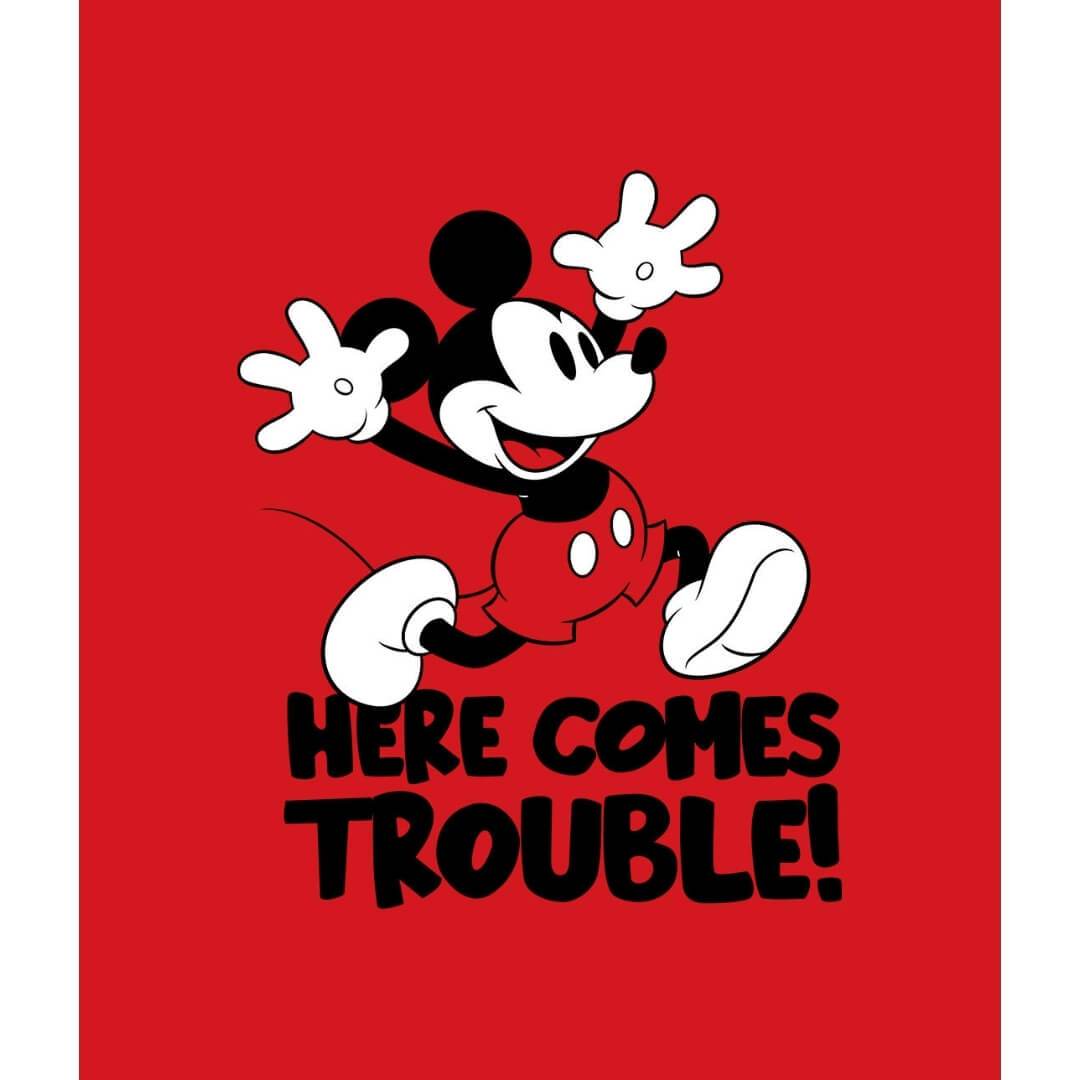 Disney Mickey Brings Trouble T-Shirt -Celfie Design - India - www.superherotoystore.com