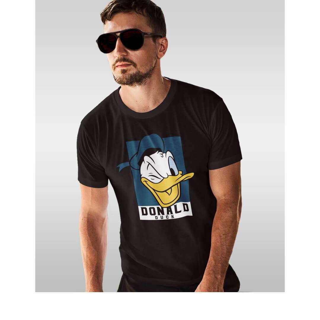 Disney Donald Duck Portrait T-Shirt -Celfie Design - India - www.superherotoystore.com