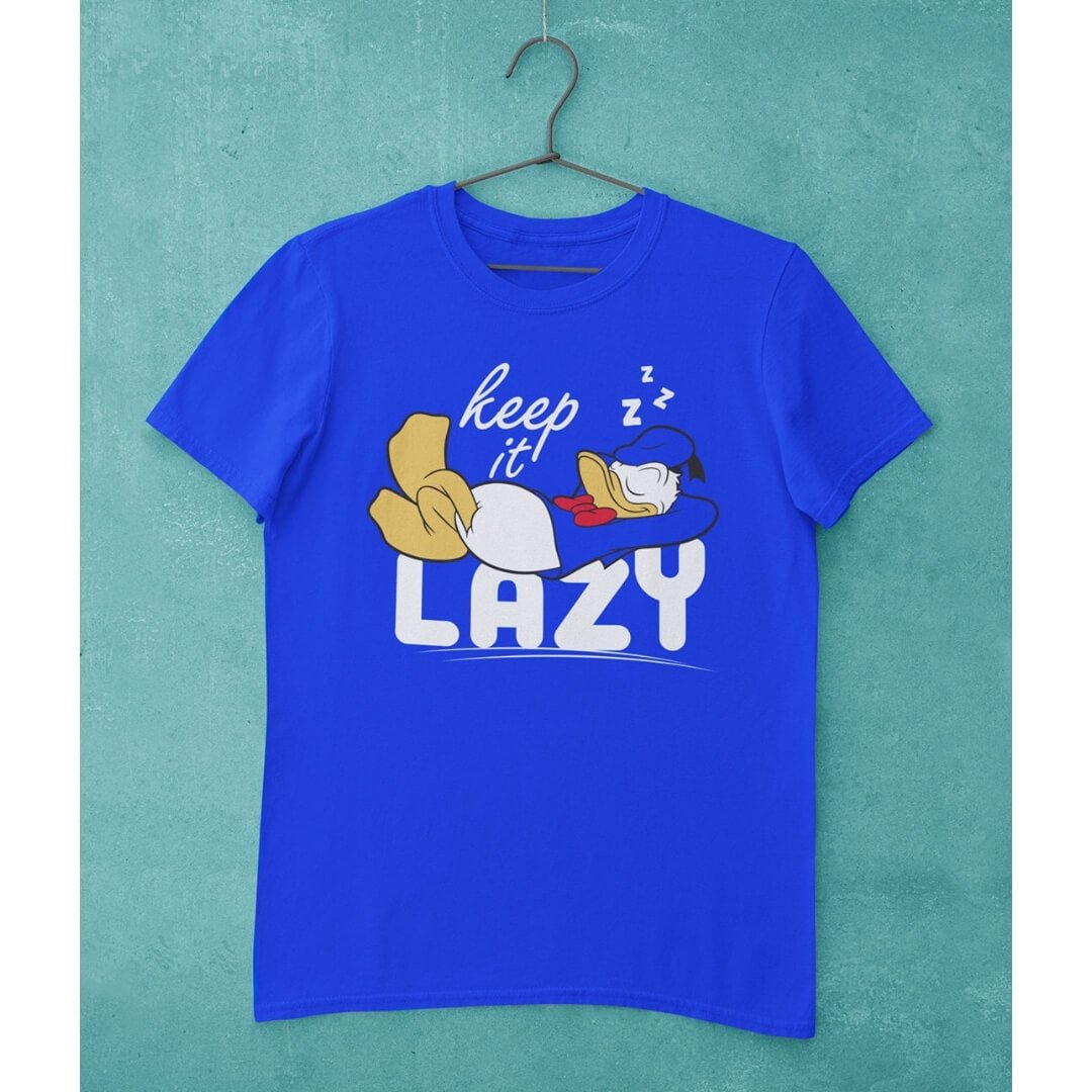 Disney Donald Keeping It Lazy T-Shirt -Celfie Design - India - www.superherotoystore.com
