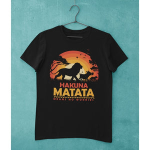 Lion King Hakuna Matata T-Shirt -Celfie Design - India - www.superherotoystore.com