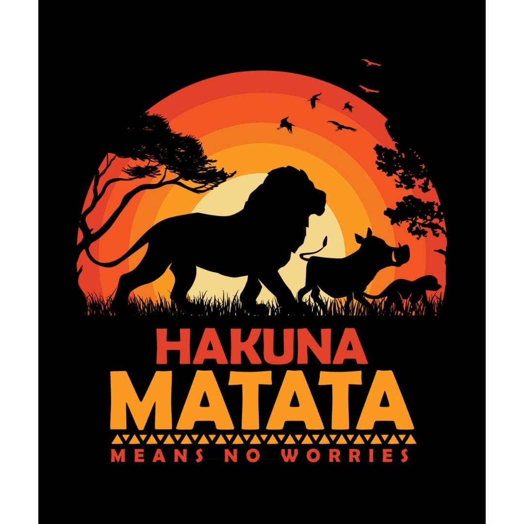 Lion King Hakuna Matata T-Shirt -Celfie Design - India - www.superherotoystore.com