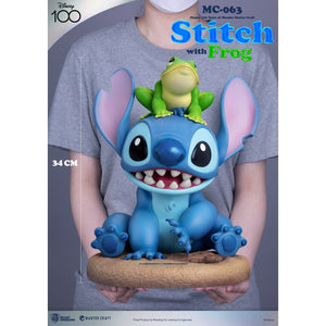 Disney 100 Years of Wonder Master Craft Stitch With Frog Statue by Beast Kingdom -Beast Kingdom - India - www.superherotoystore.com