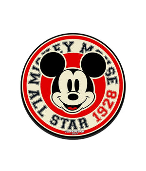 All Star Mickey - 10 X 10 (cm) Circular Coasters -Celfie Design - India - www.superherotoystore.com