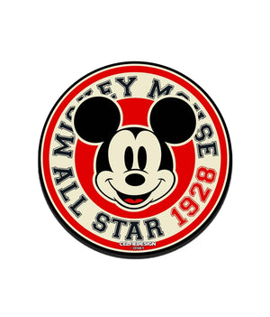 All Star Mickey - 10 X 10 (cm) Circular Coasters -Celfie Design - India - www.superherotoystore.com