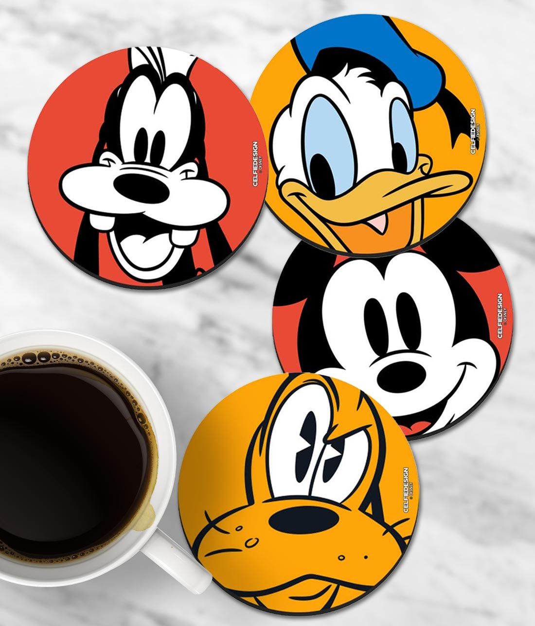 Disney Coasters Set - Mickey Mouse and Friends