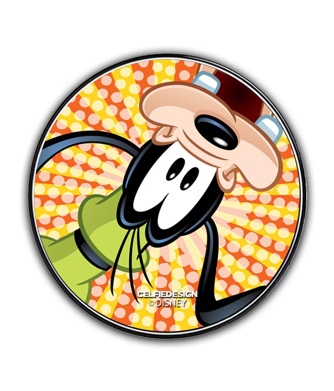 Goofy Upside Down - 10 X 10 (cm) Circular Coasters -Celfie Design - India - www.superherotoystore.com