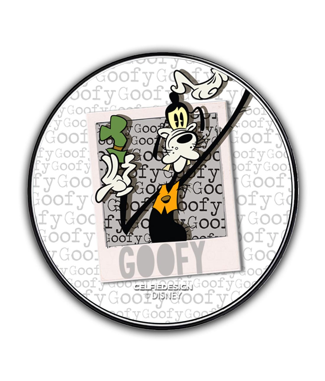 Hello Mr Goofy - 10 X 10 (cm) Circular Coasters -Celfie Design - India - www.superherotoystore.com