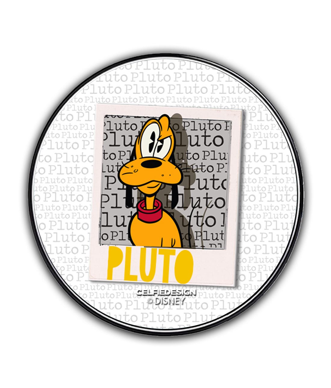 Hello Mr Pluto - 10 X 10 (cm) Circular Coasters -Celfie Design - India - www.superherotoystore.com