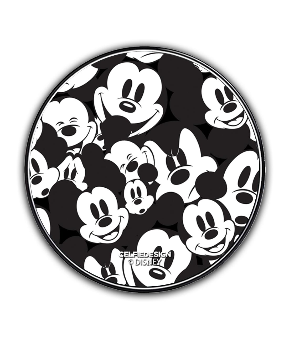 Mickey Smileys - 10 X 10 (cm) Circular Coaster -Celfie Design - India - www.superherotoystore.com