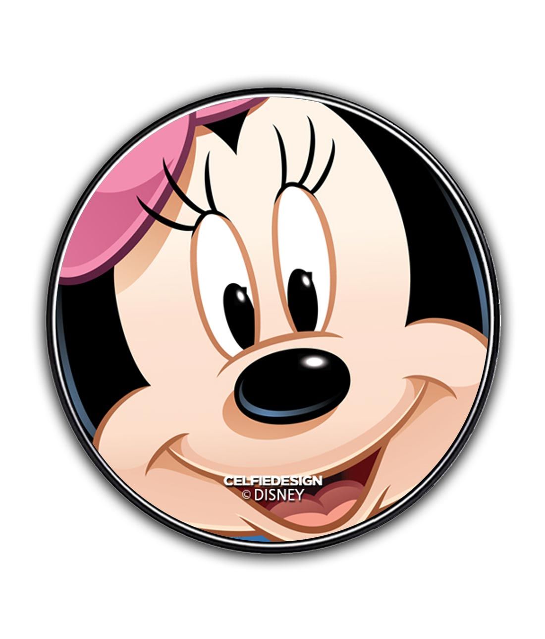 Zoom Up Minnie - 10 X 10 (cm) Circular Coaster -Celfie Design - India - www.superherotoystore.com