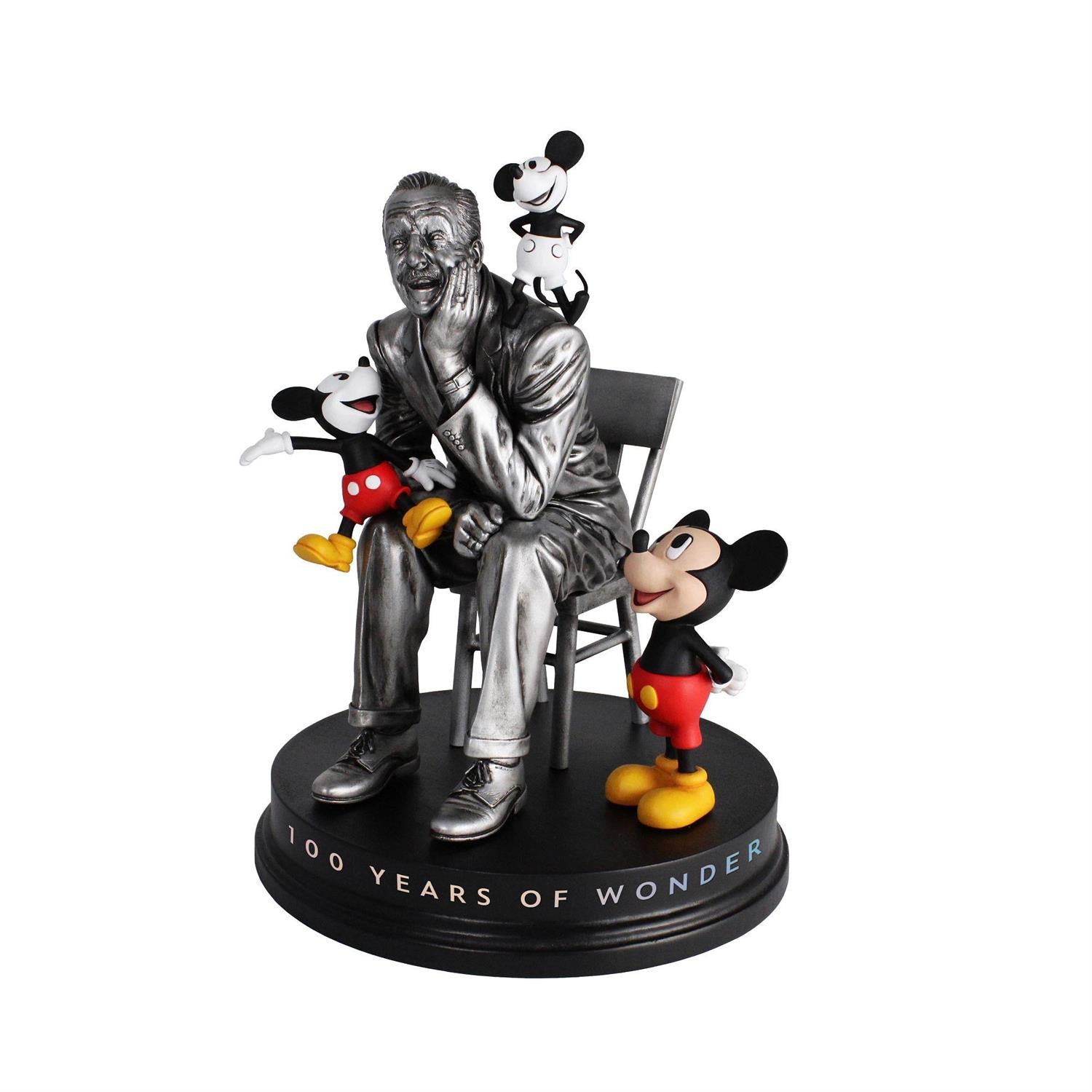 Disney 100 Walt with Mickey Mouse Statue by Grand Jester Studios X Enesco -Enesco - India - www.superherotoystore.com