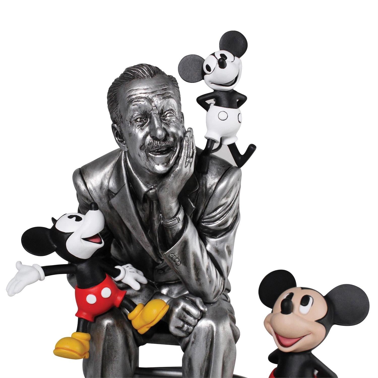 Disney 100 Walt with Mickey Mouse Statue by Grand Jester Studios X Enesco -Enesco - India - www.superherotoystore.com
