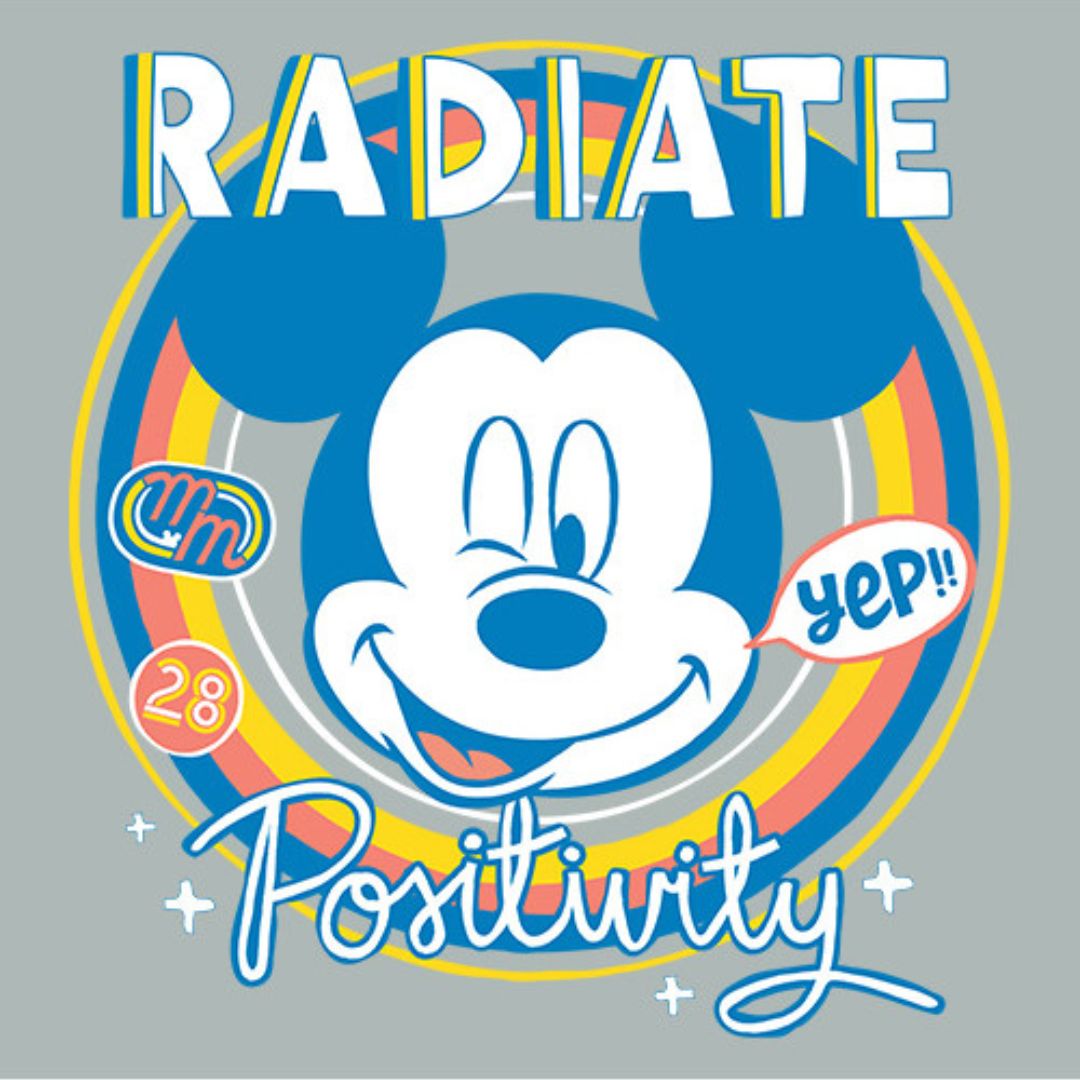 Radiate Positivity T Shirt -Redwolf - India - www.superherotoystore.com