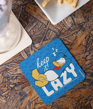 Donald Keeping It Lazy - 10 X 10 (cm) Coasters -Celfie Design - India - www.superherotoystore.com