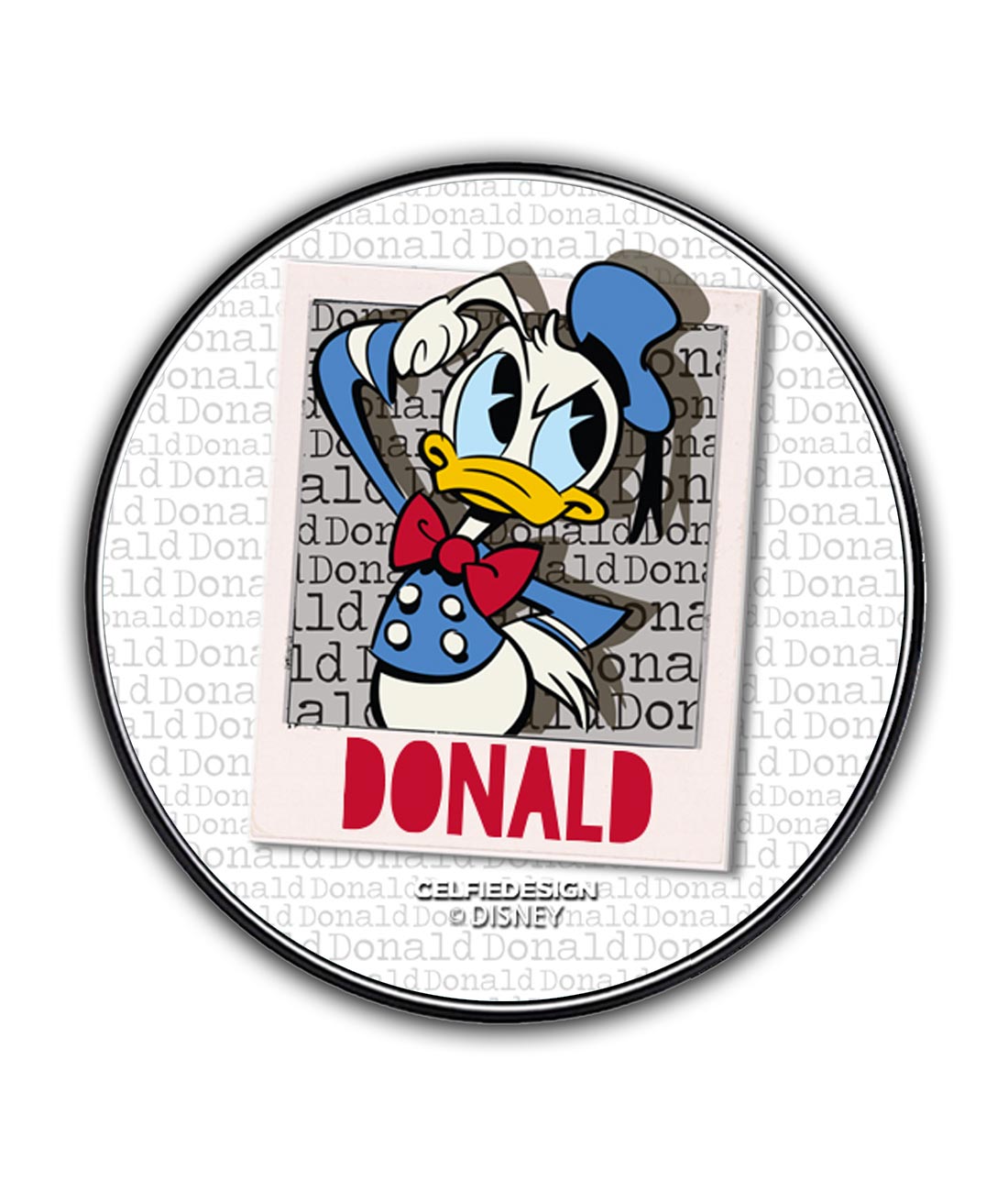 Hello Mr Donald - 10 X 10 (cm) Circular Coasters -Celfie Design - India - www.superherotoystore.com