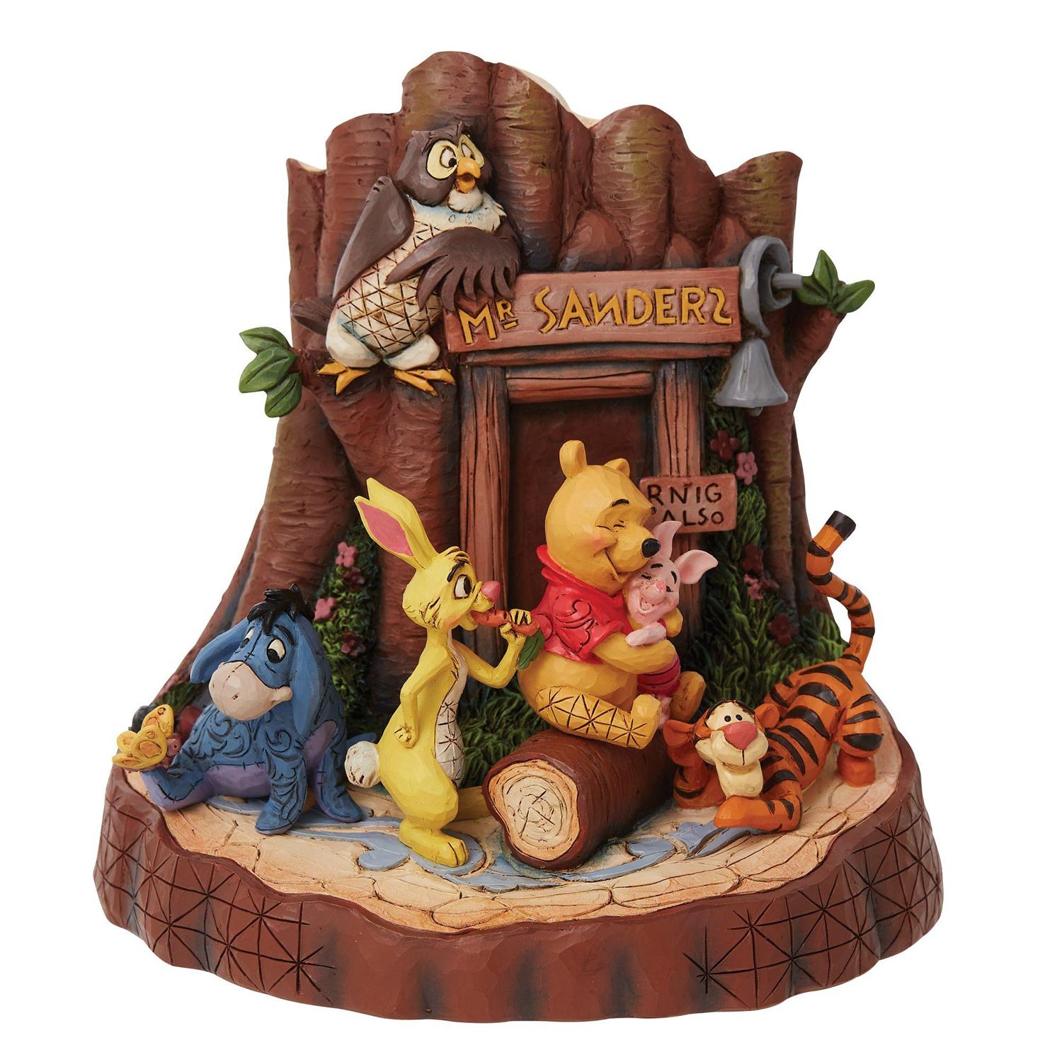 Pooh Carved by Heart Disney Traditions Statue by Enesco -Enesco - India - www.superherotoystore.com