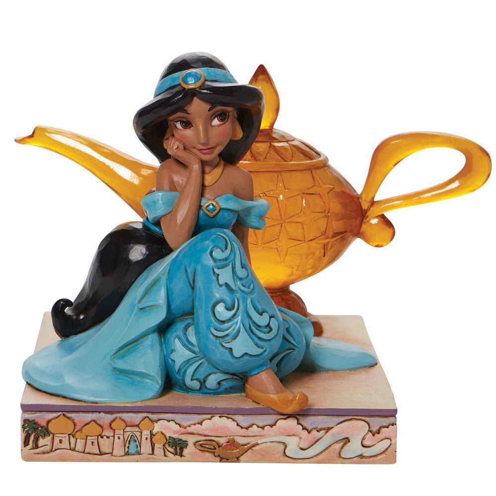Jasmine & Genie Lamp Figure by Enesco -Enesco - India - www.superherotoystore.com