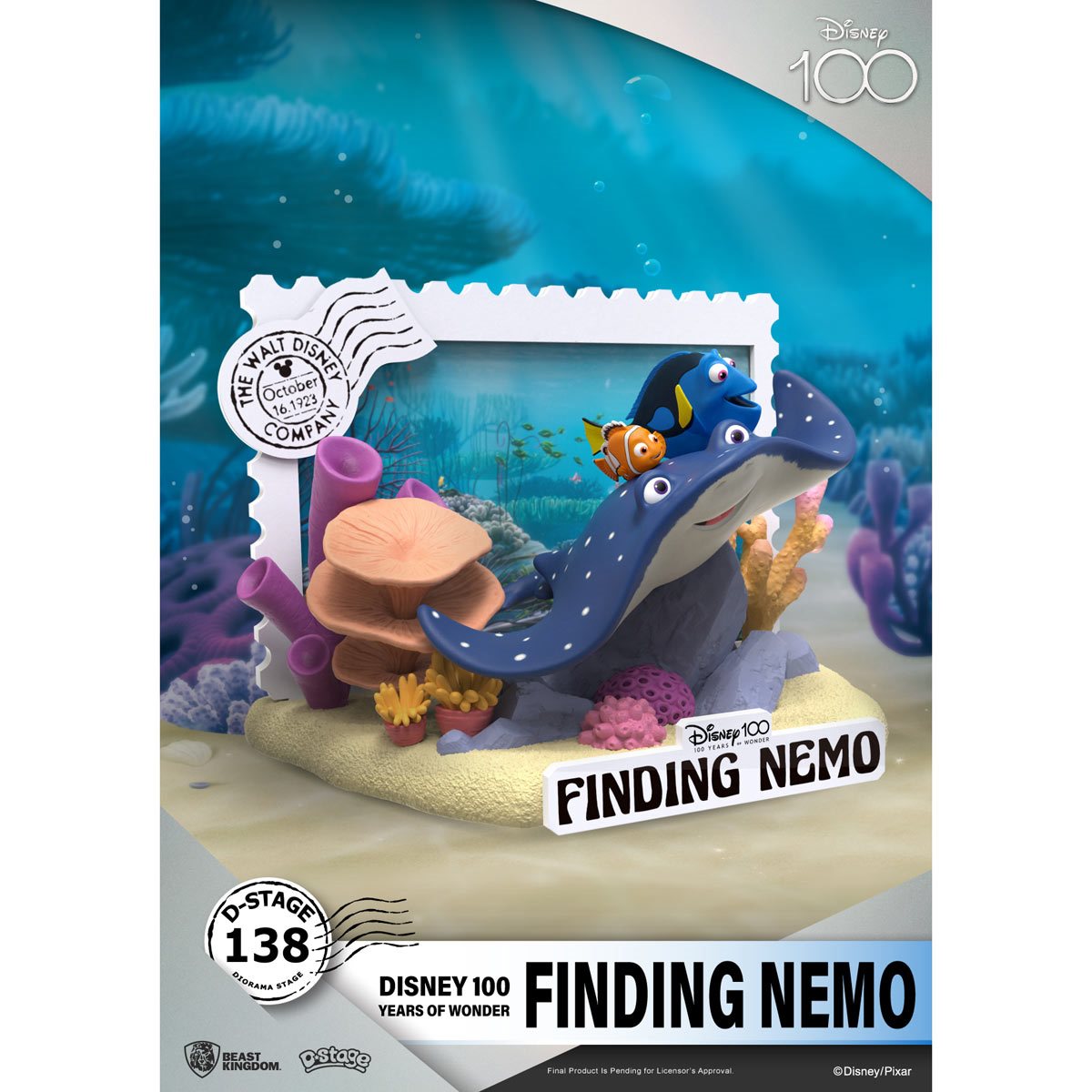 Disney 100 Years of Wonder Finding Nemo D-Stage Statue by Beast Kingdom -Beast Kingdom - India - www.superherotoystore.com