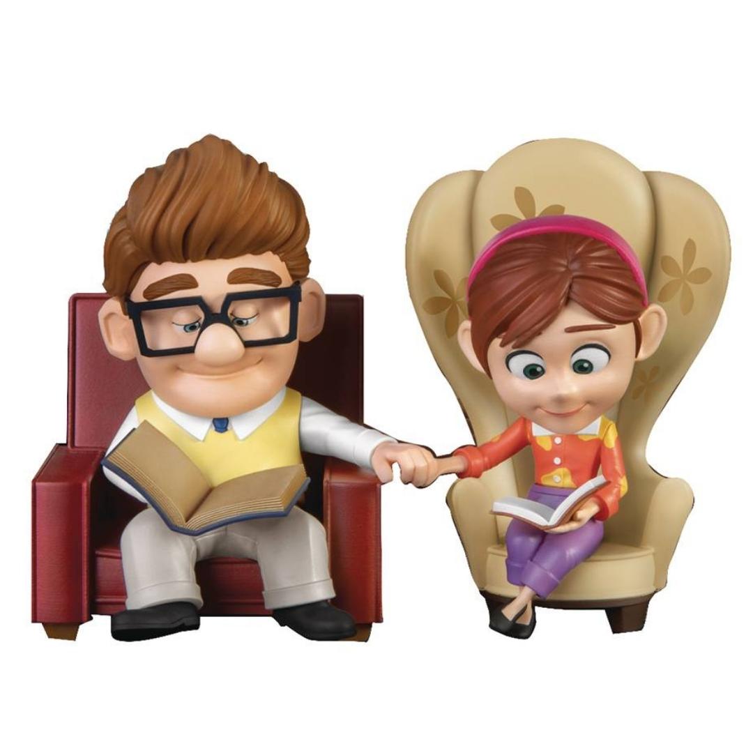 Carl and Ellie Disney-Pixar&#39;s UP Mini Egg Attack Series Statue by Beast Kingdom -Beast Kingdom - India - www.superherotoystore.com