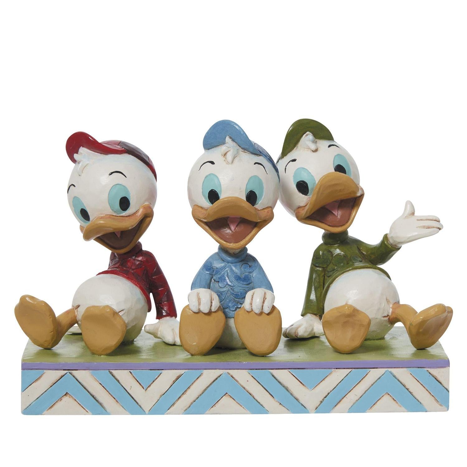 Huey Dewey & Louie Sitting Disney Traditions Statue by Enesco -Enesco - India - www.superherotoystore.com