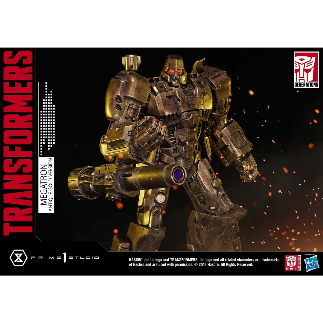 Transformers : Generation One: Antique Gold Megatron Figure by Prime1 Studios -Prime 1 Studio - India - www.superherotoystore.com