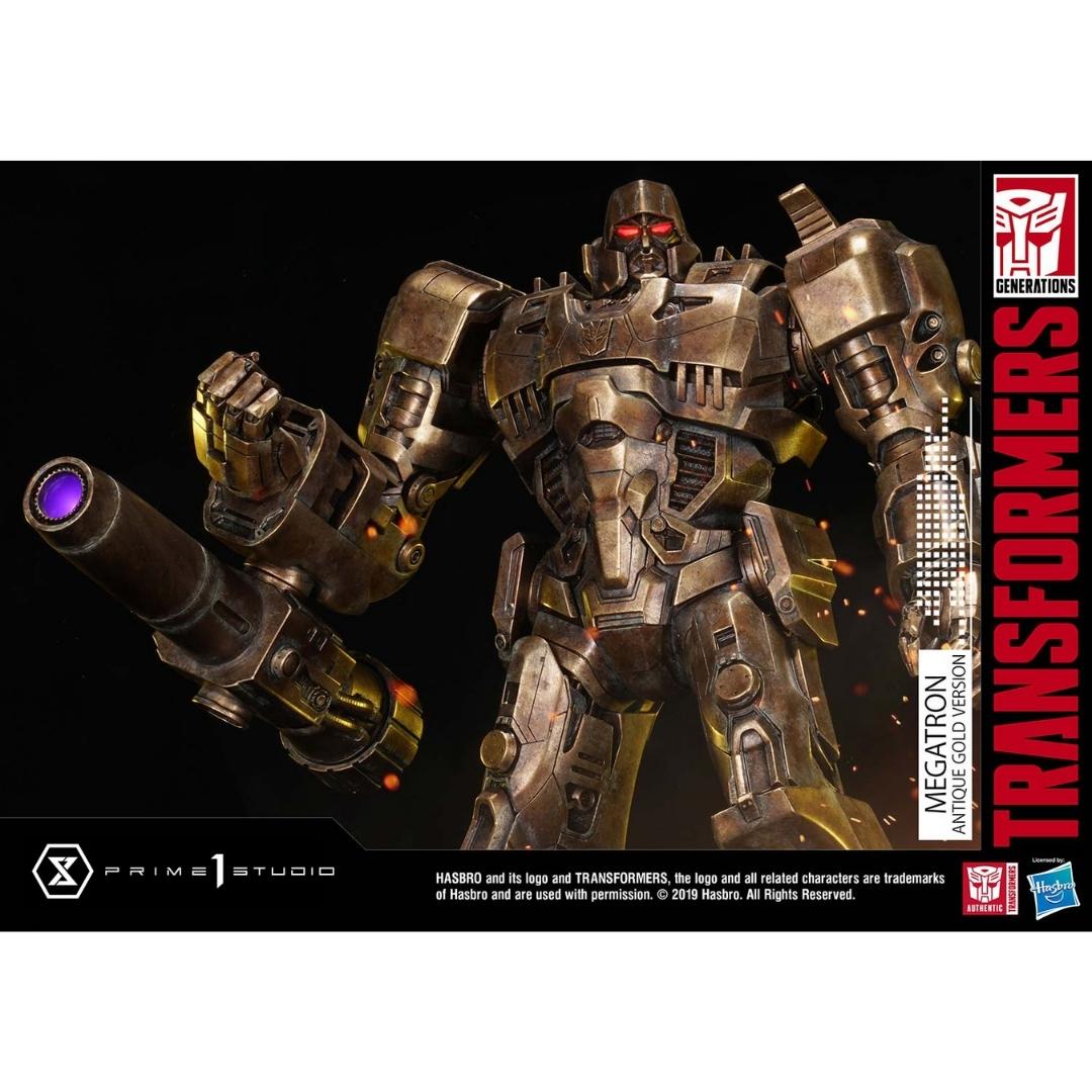 Transformers : Generation One: Antique Gold Megatron Figure by Prime1 Studios -Prime 1 Studio - India - www.superherotoystore.com