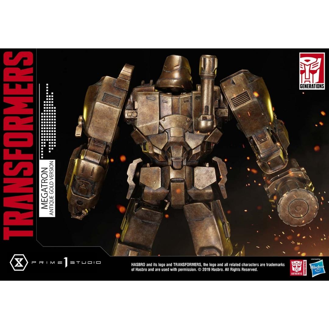 Transformers : Generation One: Antique Gold Megatron Figure by Prime1 Studios -Prime 1 Studio - India - www.superherotoystore.com