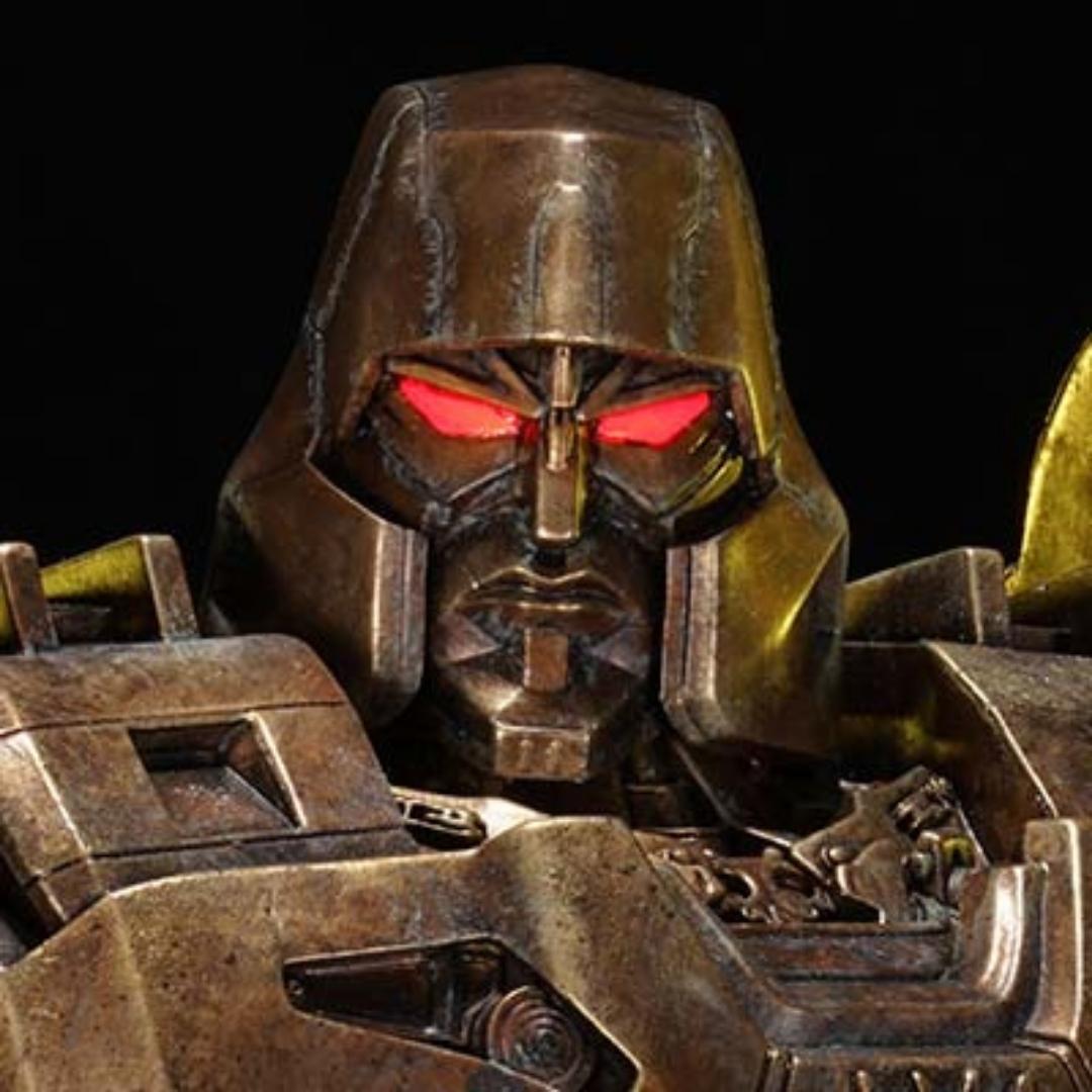 Transformers : Generation One: Antique Gold Megatron Figure by Prime1 Studios -Prime 1 Studio - India - www.superherotoystore.com