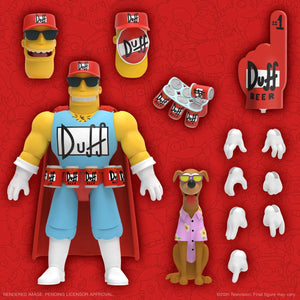 The Simpsons Ultimates Duffman 7-Inch Action Figure by Super7 -Super7 - India - www.superherotoystore.com