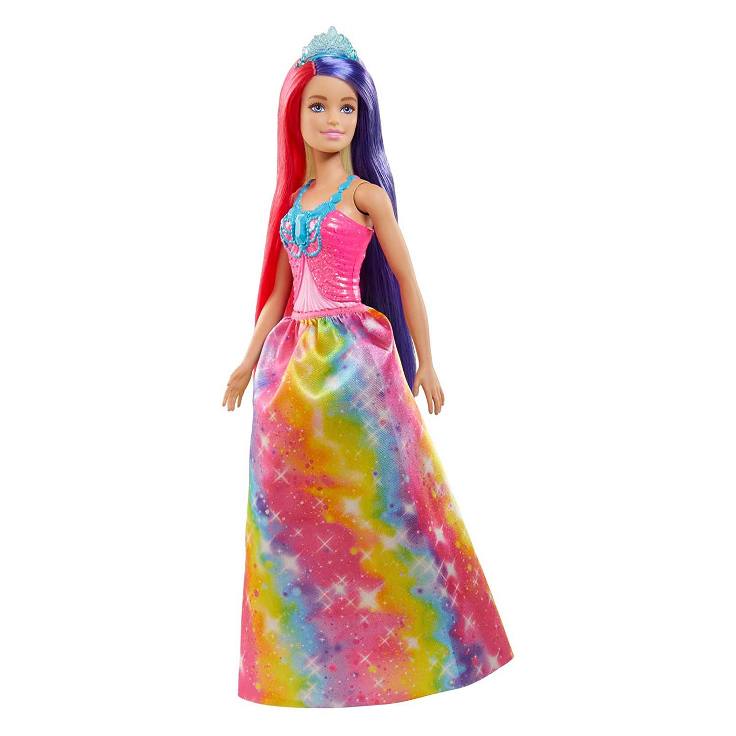 Barbie Dreamtopia Princess Doll with Two-Tone Fantasy Hair and Accessories by Mattel -Mattel - India - www.superherotoystore.com