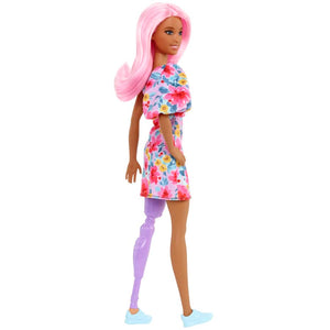 Barbie Fashionistas Doll #189, Pink Hair & Prosthetic Leg by Mattel -Mattel - India - www.superherotoystore.com