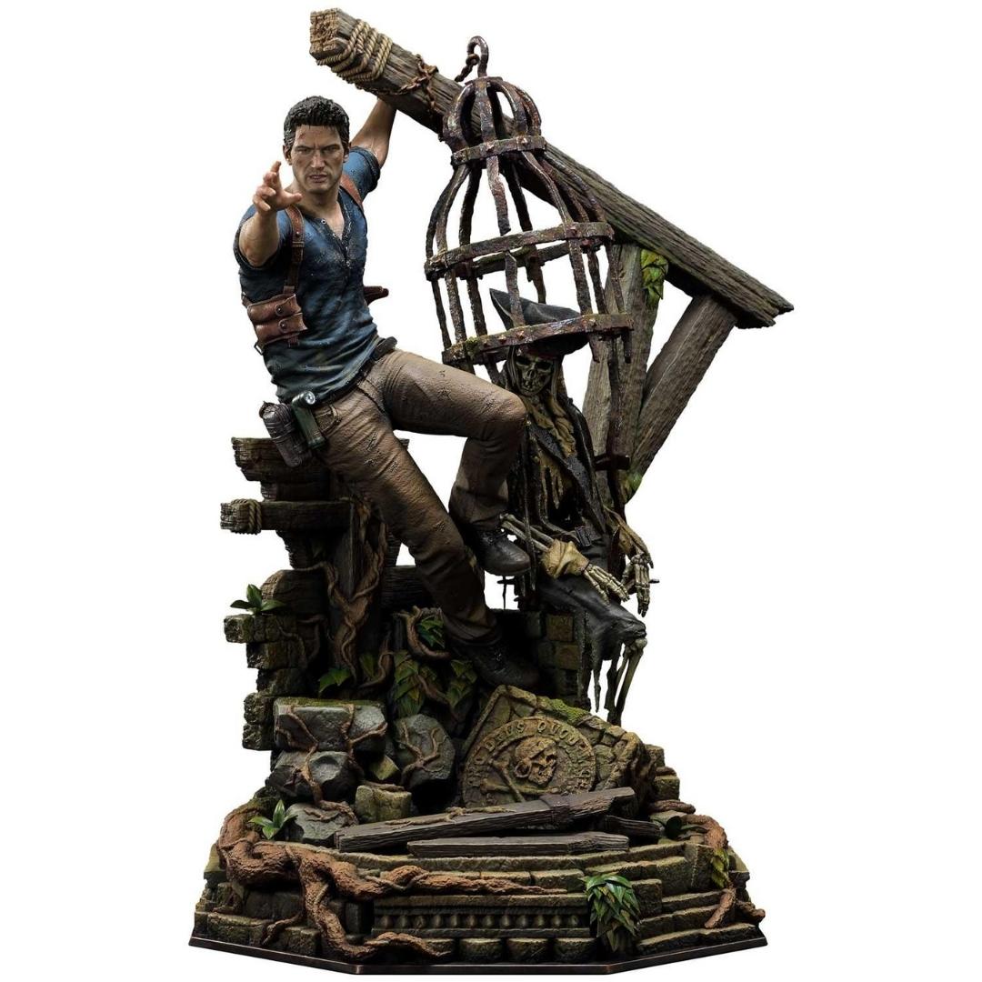 Uncharted 4: A Thief&#39;s End Nathan Drake Deluxe Statue by Prime 1 Studio -Prime 1 Studio - India - www.superherotoystore.com