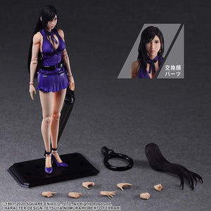 Final Fantasy VII Remake Tifa Lockhart Dress Version Play Arts Kai Action Figure by Square Enix -Square Enix - India - www.superherotoystore.com