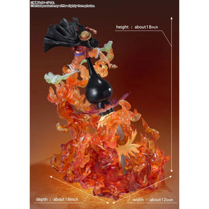 One Piece Monkey D. Luffy Red Roc FiguartsZERO Statue by Bandai -Bandai - India - www.superherotoystore.com